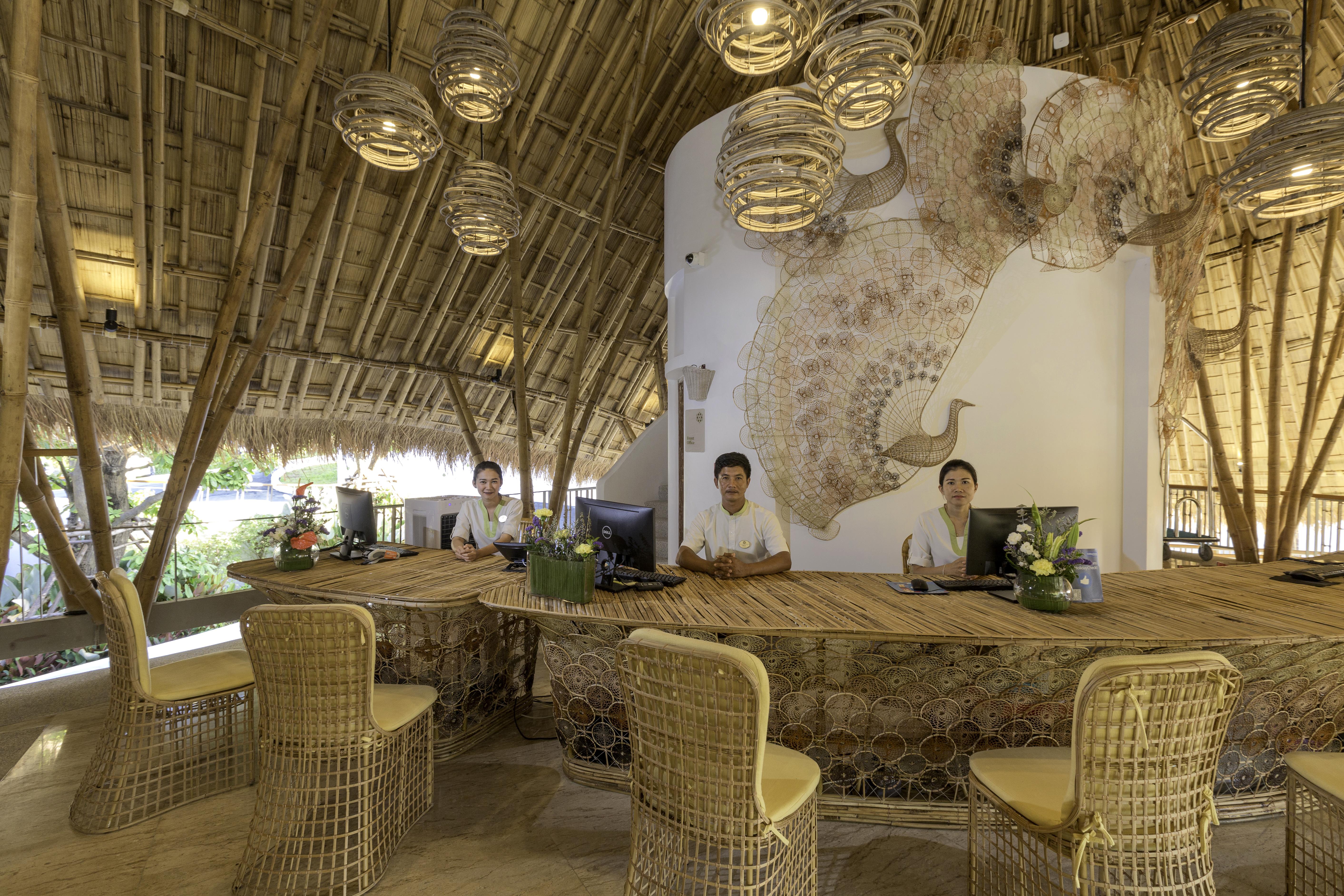 Eden Beach Khaolak Resort And Spa A Lopesan Collection Hotel - Sha Extra Plus Као-Лак Екстер'єр фото Reception at the resort